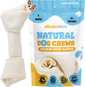 hotspot pets 10 Inch Large Rawhide Dog Bones - Made from Grass Fed Cows - Long Lasting Chews Great for Dental & Oral Car
