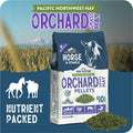 Blue Mountain Hay High Altitude Hay Pellets, Quick Soak Feed, Orchard, 40lb