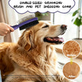 2PCS Pet Grooming and Deshedding Brush Tools