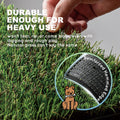HQ4us Dog Grass Pad with Tray Large 34”×23” Dog Litter Box Toilet with 2×Artificial Grass for Dogs with Hemmed Edge, Pee Pads for Dogs, Realistic, Less Stink, Potty for Balcony
