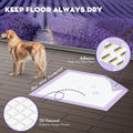 CROCI Puppy Pads with Adhesive Tabs Leak Proof Lavender Scent 30x36in 40Ct