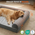 Waterproof Short Plush Orthopedic Sofa Dog Bed for Large Dogs