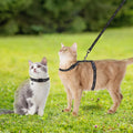 PAWCHIE Cat Harness with Leash and Collar Set - Escape Proof Adjustable Glow in The Dark Cat Harness for Kitty Outdoor W