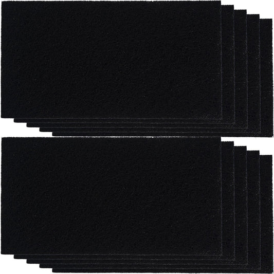 10 Pack Cat Litter Box Filter Replacement, Activated Charcoal Carbon Odor Filter Inserts, Compatible with Van Ness Corner Enclosed Cat Pan & CP77 Enclosed Sifting Litter Pan
