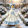 Christmas Porch Goose Outfits 23 Inch Goose Statue Winter Clothes