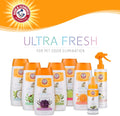 Arm & Hammer Ultra Fresh Waterless Dog Bath Spray, Baking Soda Deodorizer No-Rinse Dry Dog Shampoo for Between-Bath Odor Control and Coat Freshening, White Jasmine Scent, 10 Fl Oz