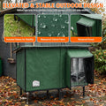 Heated Outdoor Cat House, Weatherproof Shelter with Heating Pad, Winter Use