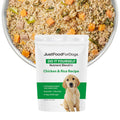 Just Food for Dogs Nutrient Blend, Vitamins and Supplements for Homemade Dog Food, Chicken and Rice, DIY Fresh Pet Meals and Toppers, Human Grade Quality, Dog Vitamins & Multivitamin Additive, 4.55oz