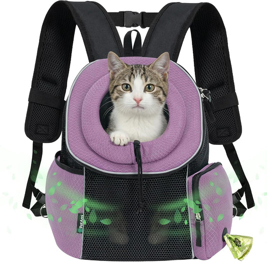 PetAmi Dog Carrier Backpack, Hands Free Front Pet Carrier, 10 lbs