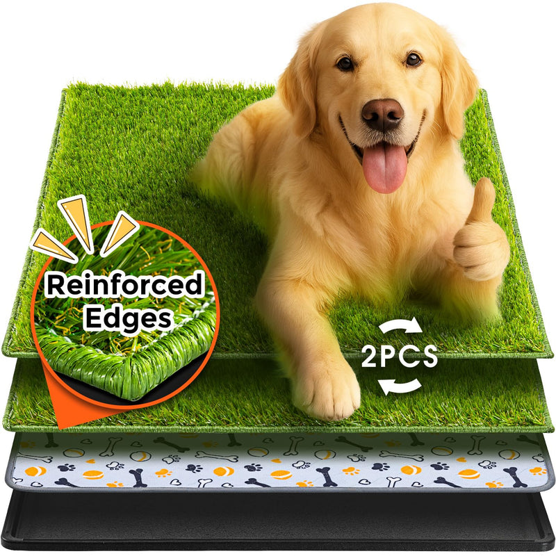 Hompet Dog Grass Pad with Tray Large, 35