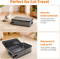 Aokeyee Portable Travel Litter Box for Cats, Collapsible Cat Litter Pan