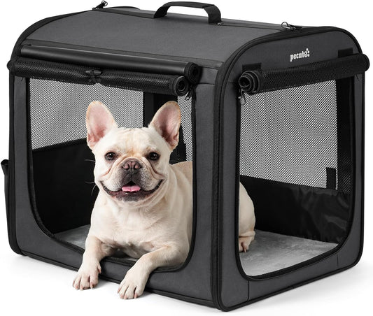 Dog Car Carrier Light Weight 24×17.7×20.5in, Foldable Dog Carrier