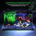 Fish Tank Thermometer, PAIZOO LED Aquarium Thermometer Digital, Green