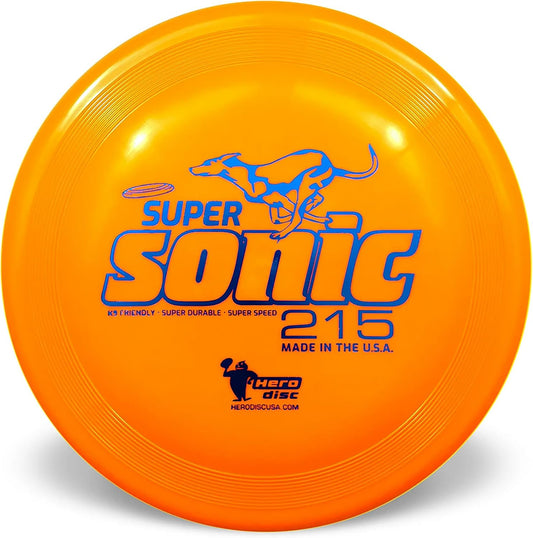 Hero Disc Super Sonic (Taffy) 215mm Dog Disc Orange