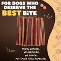 Woofley's 6 Inch Bully Sticks for Small Dogs - (30 Count) - Bully Sticks for Dogs - Long Lasting Bully Stick Dog Chews