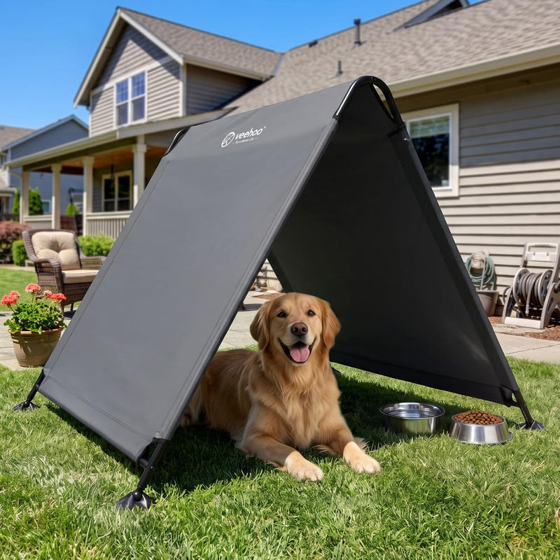 Veehoo Extra Large Dog Tent Outdoor, Weatherproof Shade House, Pet Shelter