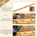 Foldable Wooden Dog Ramp Wooden Dog Ramp for Bed-5 Adjustable Heights