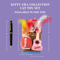 Haute Diggity Kitty Era Collection Set, Plush Cat Toys Catnip Filled with Interactive Crackle Sound, Safe & Durable Toys for Cat & Kitten, 2 Pcs