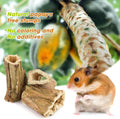 Abizoo Natural Bunny Chew Toys,6 Pcs Organic Papaya Wood Sticks Chew Toys for Rabbit,Hamster,Guinea Pig,Chinchilla,Gerbi
