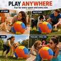18-Inch Herding Ball for Dogs, Thick Cover for Rough Play, Anti-Burst Core