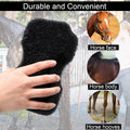 Eaasty 3 Pcs Horse Groomer Sponge Scrubber Massager Horse Grooming Brush Kit Supplies Large Soft Care for Cleaning Washi