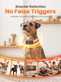 Smart Dog Bark Collar, AI Smart Detection Anti Barking Collar with Beep & Vibration Training Modes, 7 Sensitivity Levels
