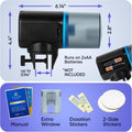 FISHNOSH Automatic Fish Feeder for Aquarium - New Generation 2026, Auto Food Dispenser with Timer for Small Tank, Big Aq