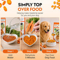 Olewo Original Carrots for Dogs – Fiber for Perfect Poop, Dehydrated Dog Food Toppers for Picky Eaters, Natural Skin & Coat Support, Multivitamin, Probiotics for Digestive & Gut Health, 1 lb