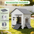 Plastic Rabbit Cage Outdoor Indoor, Bunny Cage Guinea Pig Cages Enclosure