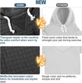 BEAUTYZOO Small Dog Hoodie,Warm Winter Dog Sweater with Pocket & Leash Hole