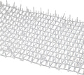 Tapix Cat Scat Mat Clear (8 ft.) with 6 Staples, Anti-cat Network with Spikes Digging Stopper - Cat Deterrent Mat for Indoor and Outdoor
