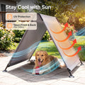 Veehoo Extra Large Dog Tent Outdoor, Weatherproof Shade House, Pet Shelter