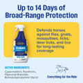 Farnam Endure Fly Spray for Horses, Long-Lasting Fly Repellent, 32 oz Spray