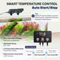 hygger Aquarium Cooling Fan with Smart Temp Control for 30-60 Gal Tanks