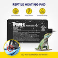 iPower 4X7 Inch Reptile Heating Pad and Digital Heat Mat Thermostat, Terrarium Heat Mat for Amphibious Pets
