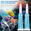 Aquarium Super Glue Gel Fish Safe for Coral, Moss and Plants