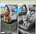 Waterproof Dog Booster Car Seat for Small Medium Dogs up to 26 lbs