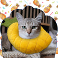 Weewooday 4 Pcs Adjustable Cat Cone Collar Soft Cat Recovery Collar Cute Kitten Fruits Shaped After Surgery Wound Elizabeth Padded Pet Neck Anti Bite Lick Dog Comfortable Smooth Texture