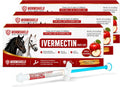 Ivermectin Horse Paste 1.87% – Apple Flavored Oral Horse – 6.08g Tube Treats Horses Up to 1,250 lbs [Pack-3]