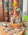 QINJIEJIE Fluorite Aquarium Gravel Fish Tank Gravel Rocks Crushed Chips