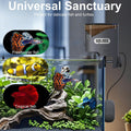 WiFi Automatic Fish Feeder for Aquarium, Flakes Food Dispenser with Camera