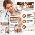 Cat Dewormer Liquid Broad Spectrum Treatment for Tapeworms, Roundworms & Hookworms with Praziquantel & Pyrantel Pamoate, 120ml