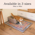 Lovewag Cat Litter Mat, Litter Box Mat, Marmalade Sunshine, 36x48, 2 Pack