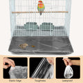 Disposable Bird Cage Liners, Clear Plastic 50 Pcs Birdcage Tray Liner Bags 26" x 18", Bird Cage Accessories Universal Fi