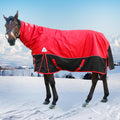 Surcingle Turnout Blankets for Horse,1680D Winter Water-Resistant HorseTrunout Sheets, 300g Warm Polyester Filling Liner