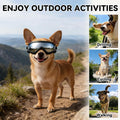 Dog Goggles for Small Breed Pet Sunglasses Eye Protection Anti-UV Doggy Driving Goggles Dog Shades for Bright Light/Wind