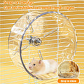 Silent Hamster Exercise Wheel,9.5 Inch Quiet Spinner Syrian Hamster Running Wheel,Silent Wheels with Anti-Skid & Adjusta
