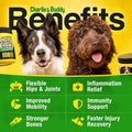 Glucosamine Chondroitin for Dogs - Hip Joint Supplement, Hemp Calming Chews
