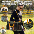 PAWZIDEA Expandable Pet Carrier Airline Approved, 18"×11"×11" Small Dog Carriers, Collapsible Top-Load Cat Carrier for 2 Cats Under Seat, Soft-Sided Puppy & Animal Travel Bag, ID Card, Up to 15lbs