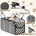 Console Dog Car Seat for Small Dogs, Foldable Booster Seat